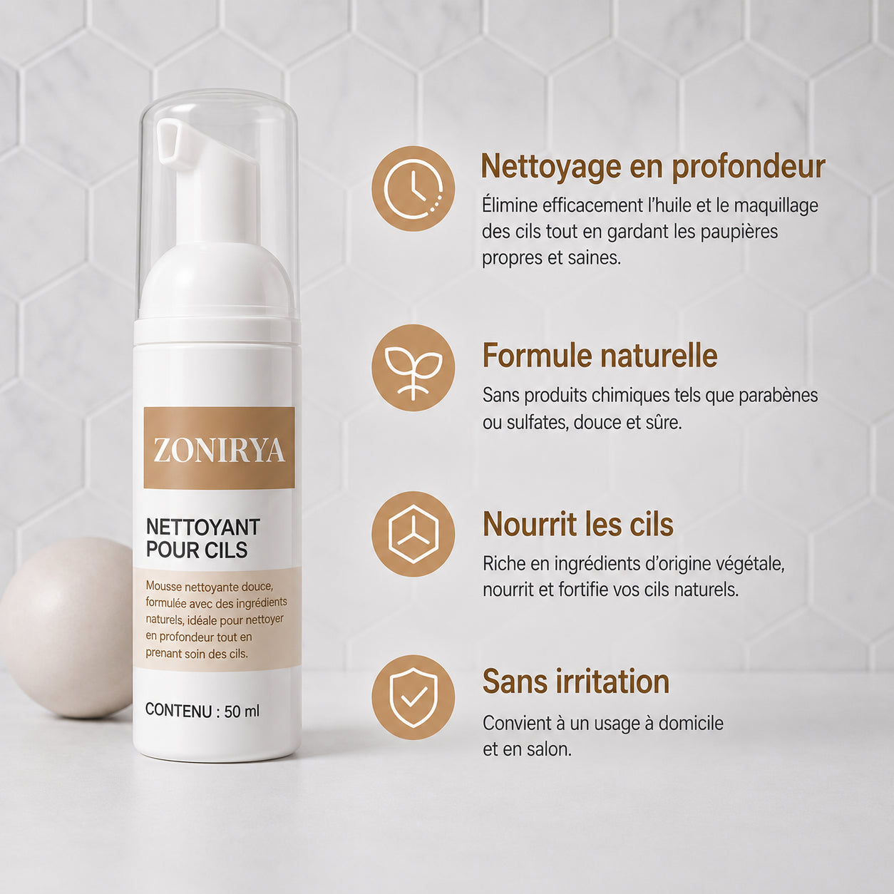Nettoyant Faux Cils Magnétiques Zonirya™