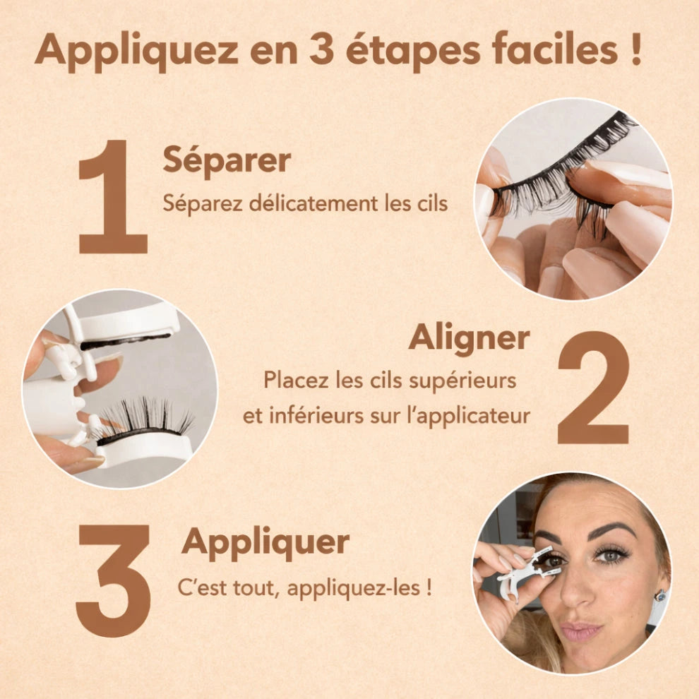 Faux cils magnétiques Zonirya™ sans colle