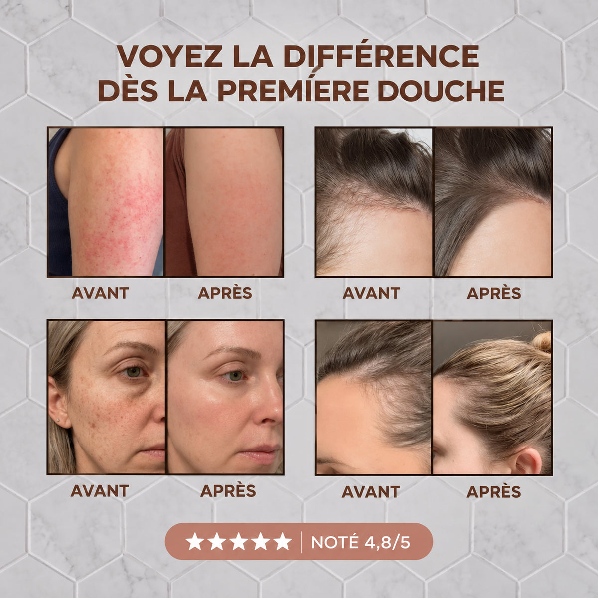 Transformez vos cheveux, votre peau et votre douche avec Zonirya™
